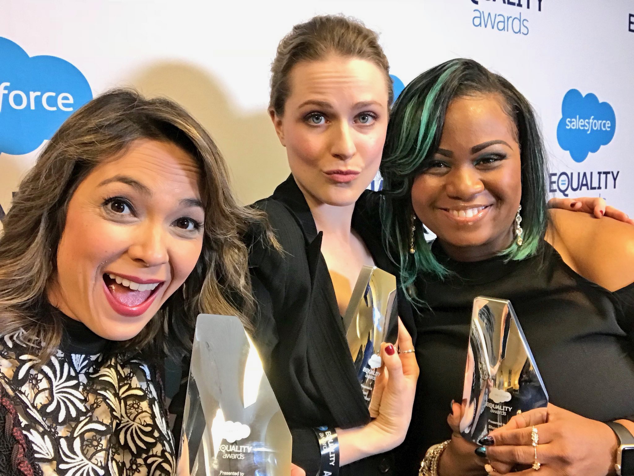  Shonnah and fellow Equality Award winners!&nbsp; 